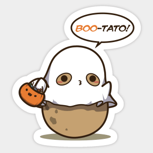 Cute Halloween Potato Sticker